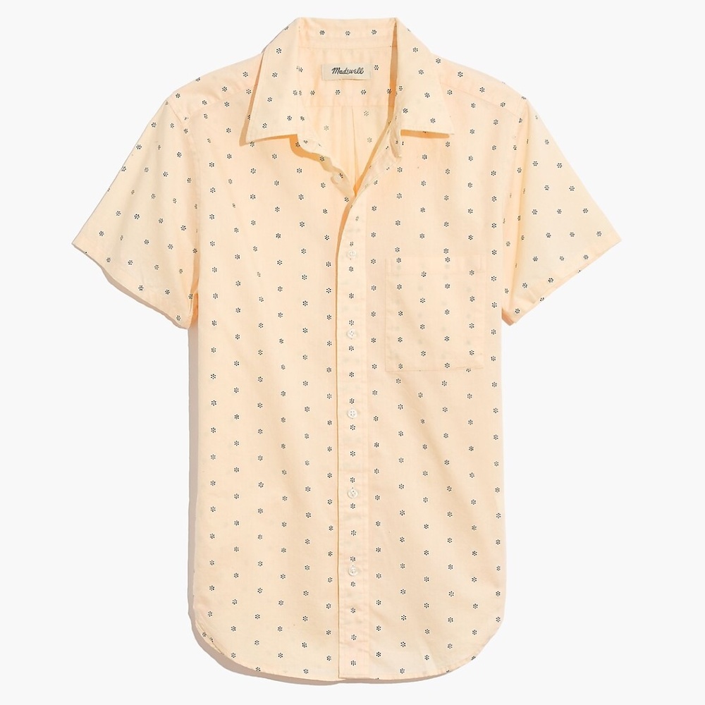 Perfect Short-Sleeve Shirt in Mini Floral